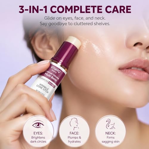 Anti-Wrinkle Calcium Balm Stick for Eyes, Face & Neck