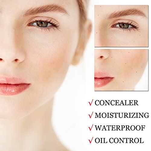 CAHIUYOA Mushroom Head Air Cushion CC Cream BB Cream Mushroom Head Foundation Full Coverage Foundation Makeup Long Lasting Moisturize Matte Concealer - 03 Medium