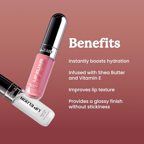 Sacheu Lip Elixir Nourishing Lip Gloss – Hydrating Plumping