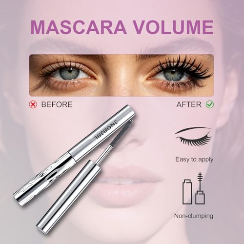 Waterproof Curling Mascara with Metal Wand - Volume & Length