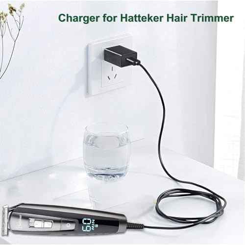 5V Trimmer Charger compatible with Hatteker RFC-588 RFC-598 RFC-690 RFC-692 RFC-696 RSCX-9598 RSCX-7568 Cordless Hair Trimmer Pro Hair Clippers Beard Trimmer & Electric Shaver Razor.