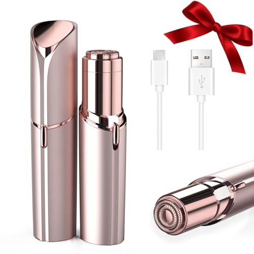 Facial Hair Removal for Women, Painless Hair Removal Device, Portable Facial Hair Remover for Face with USB Rechargeable
