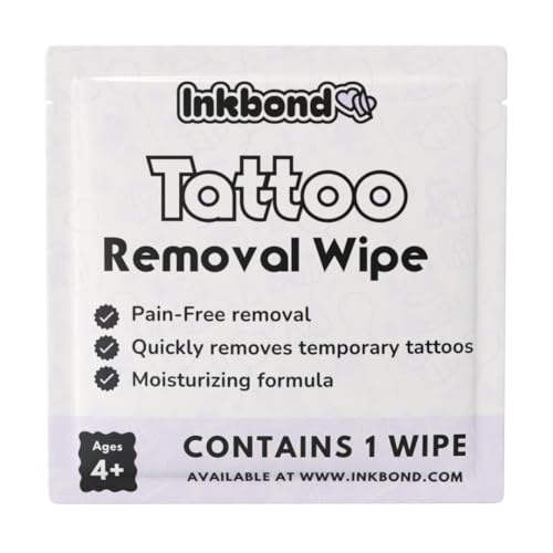 Temporary Tattoo Removal Wipes ? Fast, Gentle, Skin-Safe ? Removes Any Temporary Tattoo in Seconds