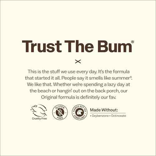 Sun Bum Original SPF 40 Face and Body Sunscreen Stick - Water resistant Broad Spectrum Facial Sunscreen - Hawaii 104 Act Compliant (Made Without Octinoxate & Oxybenzone) - Travel Size - 0.7 oz