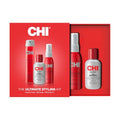 CHI Infra Ultimate Styling Gift Kit, 2 Oz Silk Infusion, 2 Oz 44 Iron Guard & 2.26 Oz Texture Hair Spray, Sulfate, Paraben, & Cruelty-Free (3 Items)