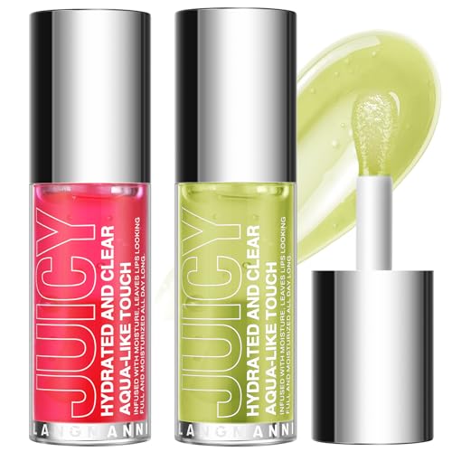 Hydrating Lip Oil Gloss - Plumping Tint with Natural Ingredients