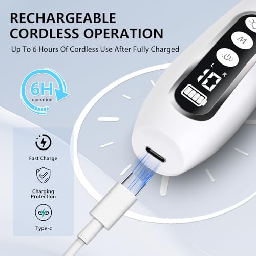 Electric Nail Drill Cordless 2000mAh 10-Speed Manicure Machine