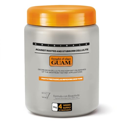 Guam Anti-Cellulite Body Wrap for Thighs & Legs - Max Strength Seaweed Mud