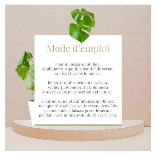 Arganicare Natural Argan Oil Serum with Jojoba Oil - Hair Growth Formula for Damaged Hair, Dry Scalp Treatment & Frizz Control - Vegan Shea Moisture Blend