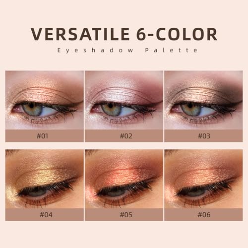 Noerrors Metallic Shimmer Eyeshadow Palette - Liquid Gold Foil