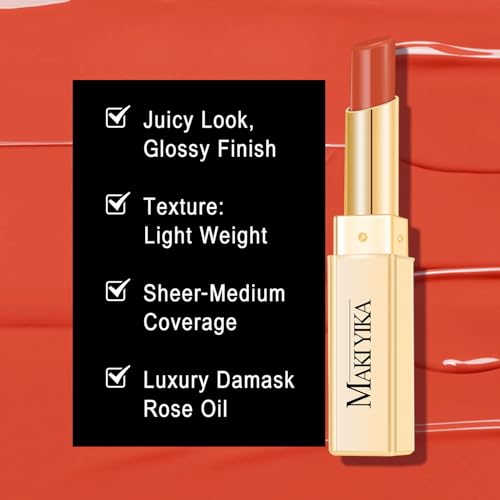 MAKI YIKA Hydrating Red Lipstick - Moisture & Glossy Finish