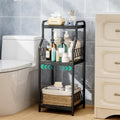HapiRm 3-Tier Narrow Bathroom Shelf Organizer - Expandable Metal Rack