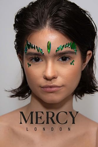 Poison Ivy Face Jewels Stick-On Festival Headpiece