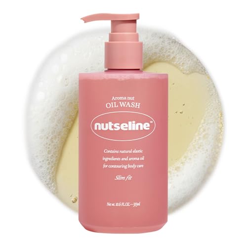 Aroma Nut Slim Fit Oil Wash-Korean Skin Care for Body Contouring, Cellulite Reduction, and Moisturizing Dry Skin, contains a blend of 11 essential aroma oils(315ml / 10.6 fl oz.)