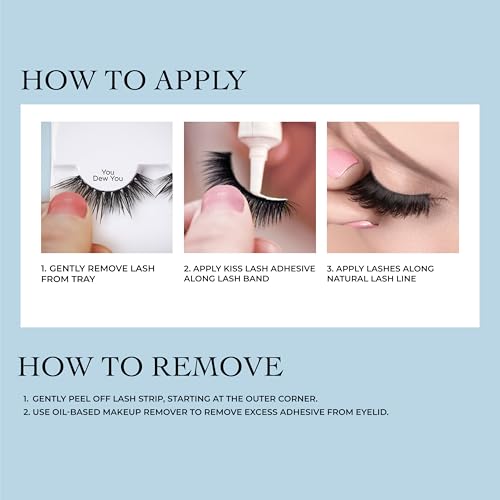 KISS Lash Drip False Eyelashes, Spiky X Boosted Volume, Unique Wet Look Hydrated Effect, Multi-Length Rewearable Fake Eyelashes, Wispy Crisscross Lash Pattern, Style ¡®Icy¡¯, 1 Pair (Pack of 2)