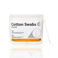 500pcs Mini Cotton Swabs with Paper Stick - Spiral & Round Tips for Personal Care & Cleaning