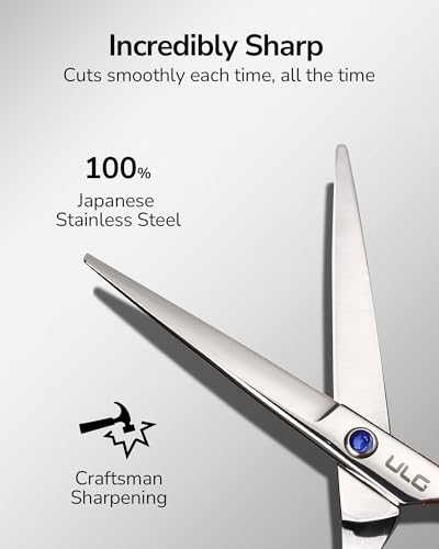ULG Professional Hair Scissors 6.5" Japanese Stainless Steel