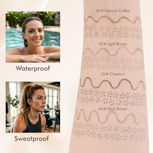 2PCS Dual-Ended Freckle Pen & Stamp - Waterproof, Natural Finish