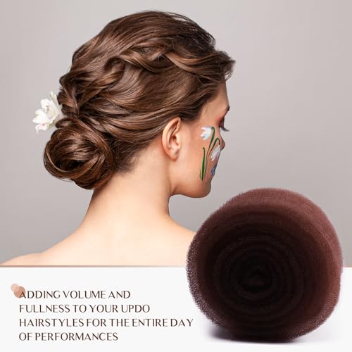 Dark Brown Hair Filler Sponge for Updos, 70 inches