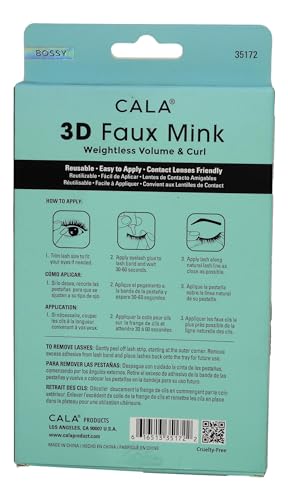 3D Faux Mink Lashes Sassy - 5 Pack by Cala