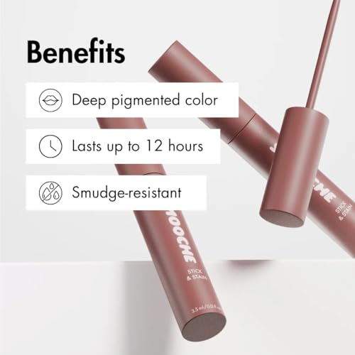 Smooche Peel-Off Lip Stain Tint - Long Lasting Waterproof Color