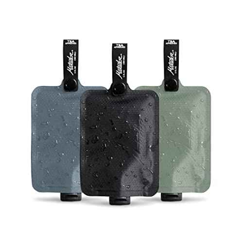 Matador Toiletry Bottles 3 Pack - 3 oz Travel Bottles for Toiletries, TSA Approved Toiletry Bottles with Labels, Refillable Travel Pouch, Containers for Creams, Gels, Paste, and Liquids