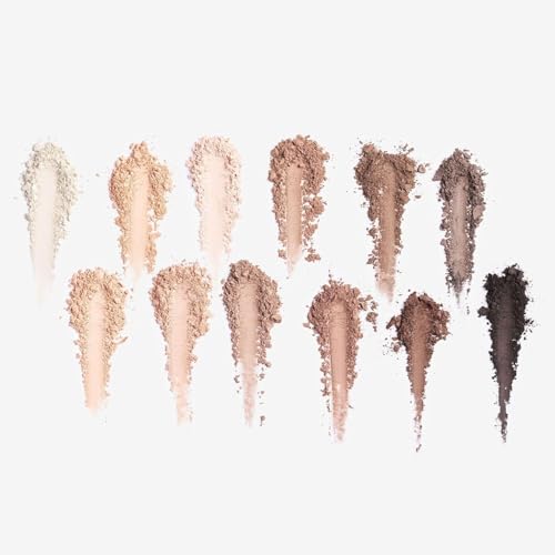 W7 Mighty Mattes 12-Color Eyeshadow Palette - Nude