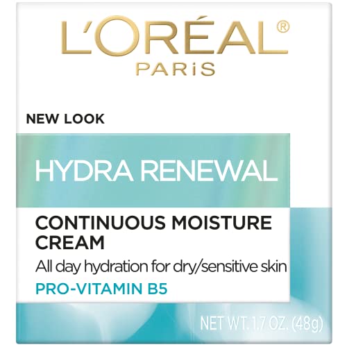 L'Oreal Paris Hydra-Renewal Face Moisturizer for Sensitive Skin 1.7 Oz