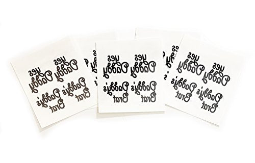 Yes Daddy Temporary Tattoo Sheets - 20 Count