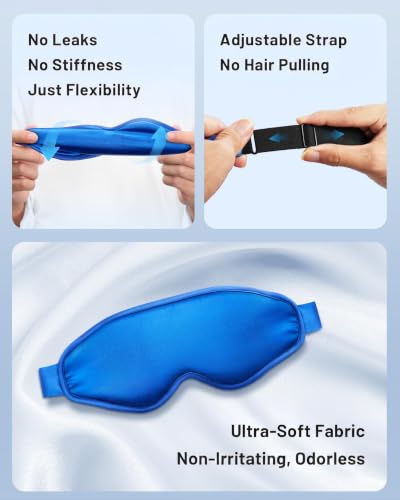 Cooling Eye Mask for Puffy Eyes & Migraines - FSA/HSA Eligible