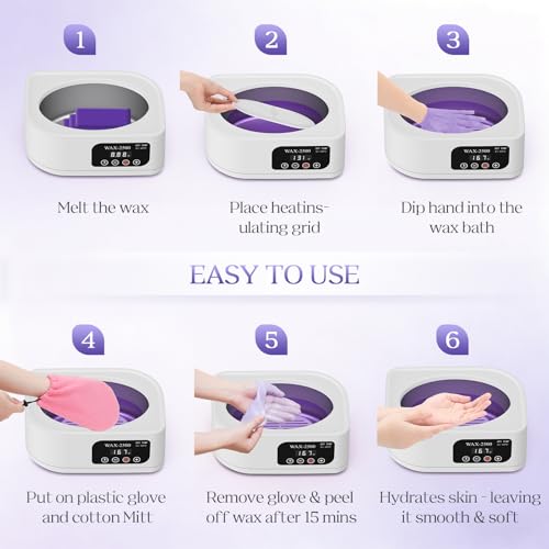 Paraffin Wax Machine for Hands & Feet - 3500ML Warmer Kit