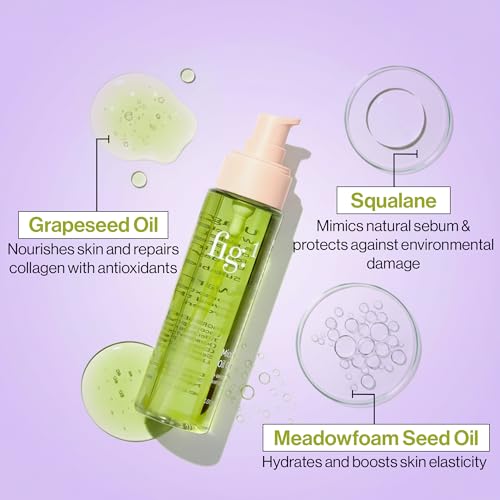 Fig.1 Micellar Oil Cleanser - Makeup Remover with Squalane & Grapeseed Oil 3.4oz