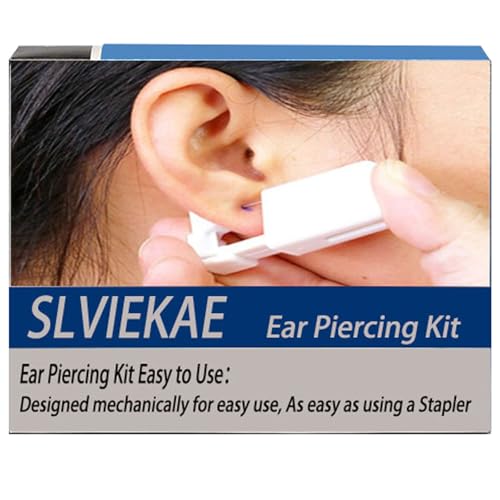 Disposable Ear Piercing Kit with Preloaded CZ Earring Studs