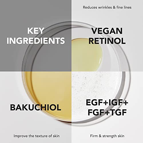 [SKIN&LAB] Anti-aging Skincare Set for Face & Eye Wrinkle: Includes Retinol Serum and Bakuchiol Eye Serum