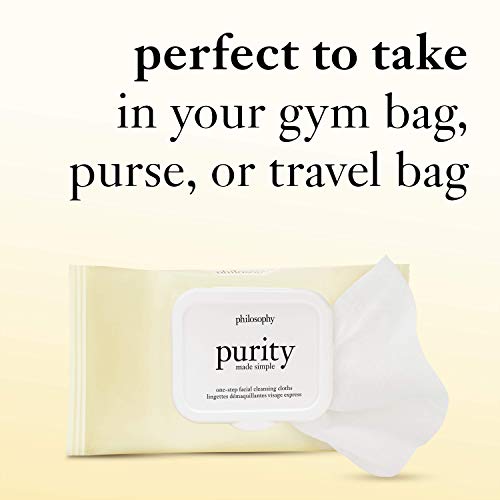 philosophy purity made simple one-step facial cleansing cloths