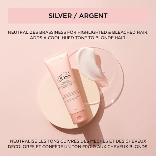 L'Oreal Paris Le Color Gloss Silver Toning Hair 4oz (Pack of 2)