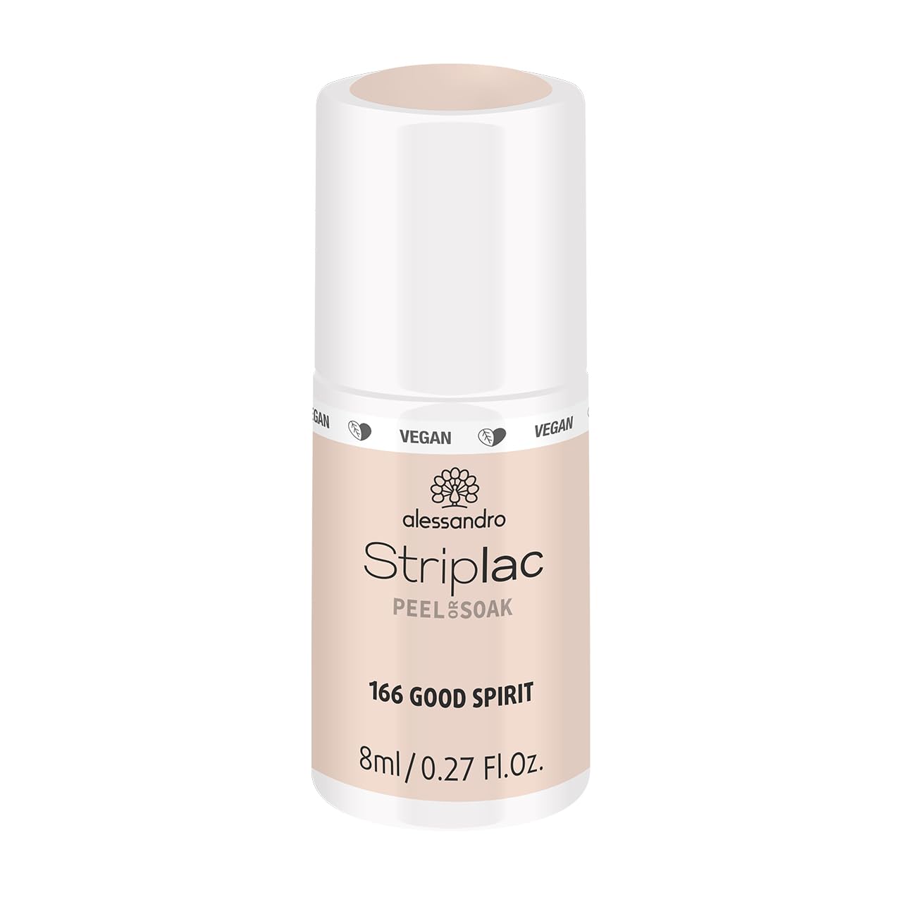 alessandro Striplac Peel or Soak Nail Polish -166 Good Spirit for Women- 0.27 oz