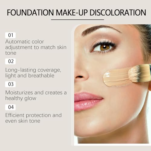 Color Changing Foundation Makeup with SPF 15 - 2 Pack
