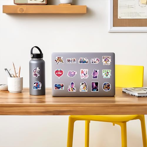 110Pcs Kpop Girl Group Cartoon Stickers for Laptop Water Bottle