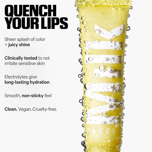 Milk Makeup Balmade Electrolyte Lip Balm ? Hydrating, Sheer Gloss Nourishes + Replenishes Moisture ? Clean, Vegan Formula with High-Shine Finish