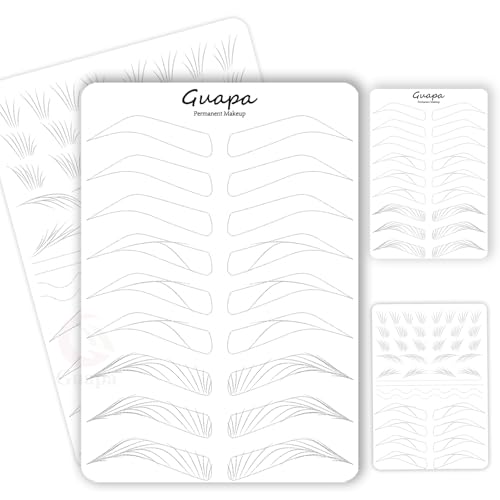 Rasmet 3PCS Double-Sided Microblading Practice Pad