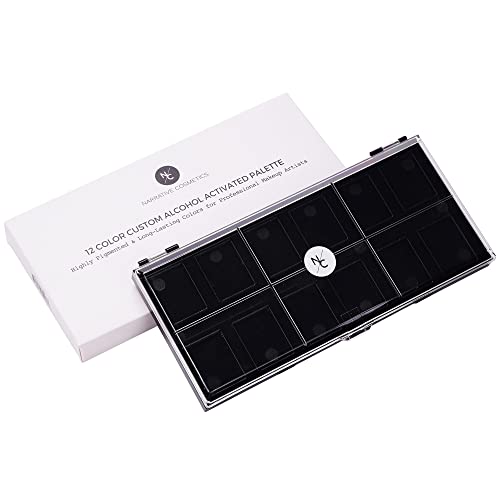 Narrative Cosmetics 12-Color Empty Alcohol Activated Palette