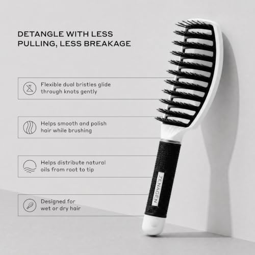 Zenagen Zen Brush - Detangle Hair & Reduce Breakage