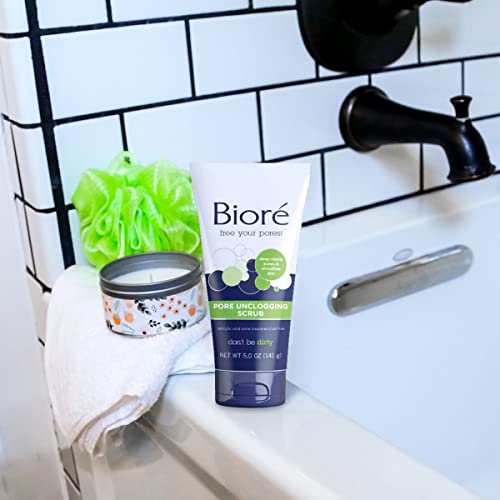 Bioré Pore Unclogging Scrub with Salicylic Acid, 5 oz