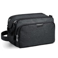 Vorspack Black Medium Travel Toiletry Bag with Organized Compartments