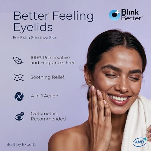BetterLids Eyelid Ointment for Dry, Itchy & Sensitive Eyelids ? Deep-Moisturising Oat Complex with Shea Butter & Panthenol to Hydrate, Nourish & Soothe Delicate Eyelid Skin ? 0.34 oz