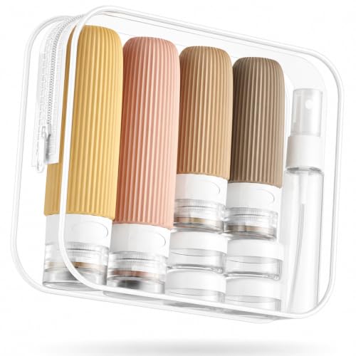 Mrsdry 16-Piece TSA Approved Travel Bottles Set, Leak Proof