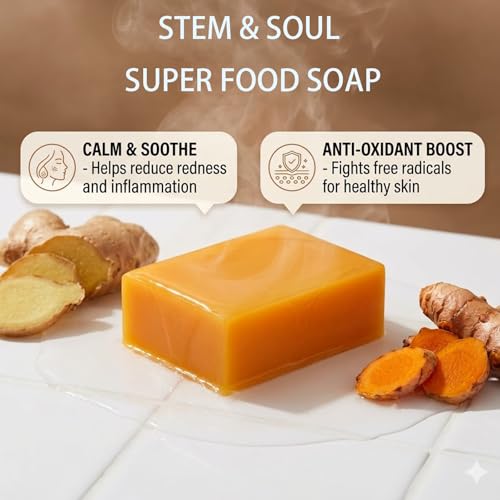 Turmeric Lemon Soap Bar for Dark Spots - Nourishing & Cleansing