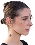 Temporary Tattoos 10-Piece Set | Hip Hop Water Transfer Face Tattoos