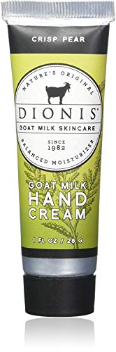 Dionis Goat Milk Hand Cream, Crisp Pear, 1 oz